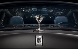 Картинка Rolls-Royce Phantom, Экстерьер, Дух Экстаза, 5K, Темный