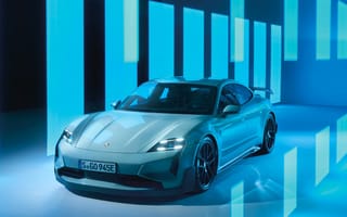 Картинка porsche taycan turbo gt, пакет Вайссах, 5к, голубой
