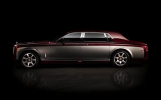 Картинка 12K, Чёрный, Rolls-Royce Phantom, Роскошный седан, 8K, 10K, 5K