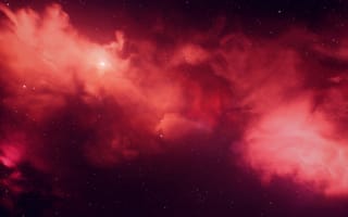 Картинка звездное небо, красная эстетика, галактика, светящиеся звезды, небесный, космическое пространство, 5к, глубокий космос, космическая пыль, облака, астрономия, космос