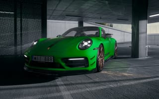 Картинка зеленый, porsche 911 carrera t, 5к, роскошные спортивные автомобили, 8к, суперкары