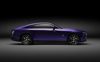 Картинка Rolls-Royce Black Badge Spectre, роскошный электромобиль, 8к, 5к, темный, 2025