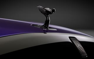 Картинка Дух восторга, Rolls-Royce Black Badge Spectre, 2025, 5K, 8K, Темный