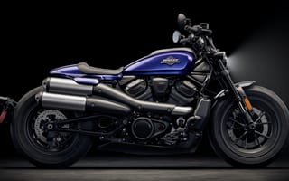 Картинка 2025, Темная эстетика, 5K, Harley-Davidson Sportster S, Темный