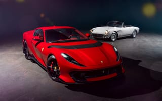 Картинка Ferrari 812 Competizione, Красные машины, 8K, 5K