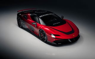 Картинка Феррари SF90, 8K, 5K, Экзотический автомобиль, Красные машины, Гибридный суперкар