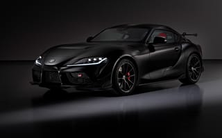 Картинка Toyota GR Supra A90, Финальная версия, Чёрные машины, 2025, Тёмный, 5K, 8K