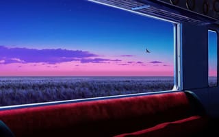 Картинка сумерки, путешествие, одинокий, одиночество, вечернее небо, живописный, тренироваться, мечтательный