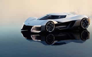 Картинка Концепт Chevrolet Corvette, Электрический суперкар, 2025, 5K
