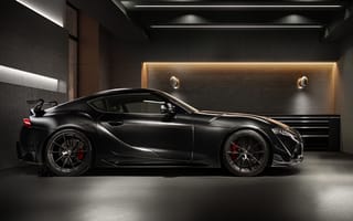 Картинка toyota gr supra a90, студия, 5к, окончательное издание, темная эстетика, 2025