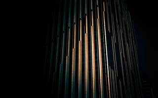 Картинка Абу-Даби, современная архитектура, стеклянное здание, 5к, темная эстетика