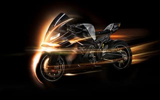 Картинка BMW Motorrad Concept RR, 8K, Темный, 5K, 2026