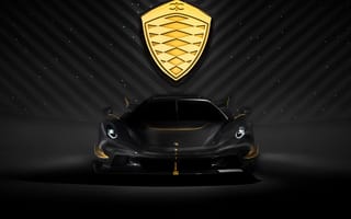 Картинка Koenigsegg Jesko, Темная эстетика, 5K, Темный, Углеродное волокно, 8K, Гиперкаары
