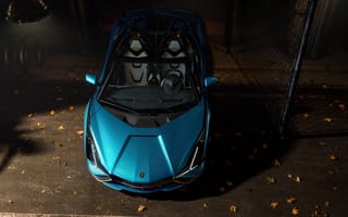 Картинка lamborghini sián родстер, 5к, гибридный спортивный автомобиль