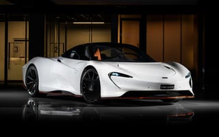 Картинка McLaren Speedtail, Вертикальный, Белые машины