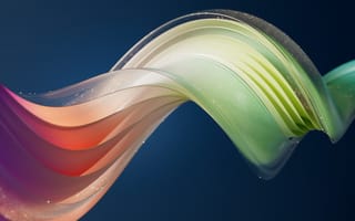 Картинка полупрозрачный, абстрактное искусство, пастельные цвета, градиент жидкости, темно-синий