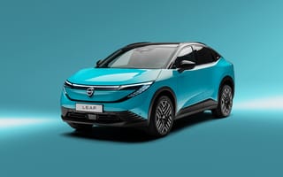 Картинка 2025, электромобили, кроссовер внедорожник, бирюзовый