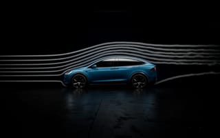Картинка Tesla Model X Plaid, Темный, Tesla Model X, 2025