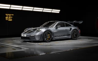 Картинка Пакет Вайссах, Porsche 911 GT3 RS, Темный, Темная эстетика