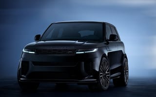 Картинка Range Rover Sport SV, Чёрная версия, 5K, 2025, Чёрные машины, 8K