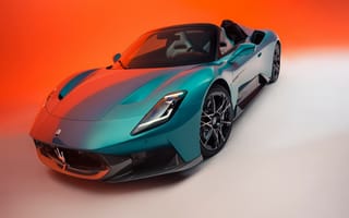 Картинка maserati mcpura cielo, суперкар, градиент, 5к