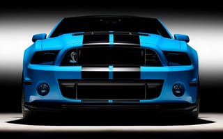 Картинка 5K, Мускул-кары, Рейсинговые полосы, Вид спереди