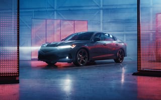 Картинка Acura Integra A-Spec, 2026, Спортивный седан, 8K, Современный дизайн, Отражения, 5K