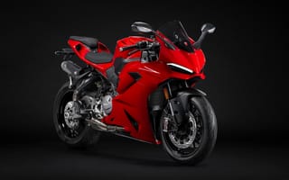 Картинка ducati panigale v2, 2025, спортивные мотоциклы, темный, 5к, 8к