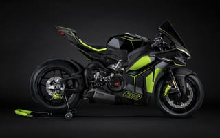 Картинка 2025, 5K, Ducati Panigale V4, Темный
