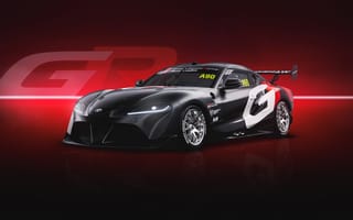 Картинка Тойота ГР Супра, 8К, 5К, Красный, Темно-красный