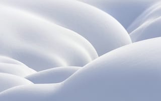 Картинка OS X Mountain Lion, Снег, Белая эстетика, 5K