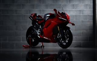 Картинка Ducati Panigale V4 R, Спортивный мотоцикл, Спортивные мотоциклы, 5K, Красные мотоциклы, 2026