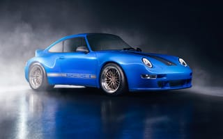 Картинка Porsche 911, 5K, Классические автомобили, 8K, Синий автомобиль