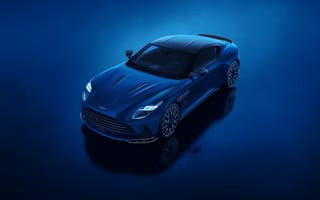 Картинка Aston Martin DB12 S, 8K, Супертурер, 5K, Синий эстетик, Синий автомобиль, 2025