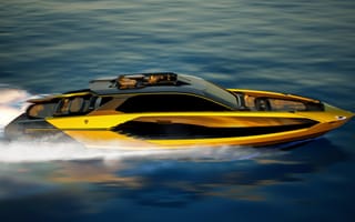 Картинка Текномар Ламборгини 101, Роскошная яхта, Ламборгини