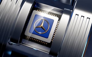 Картинка Mercedes-Benz Vision Iconic, Логотип, 5K, 2025