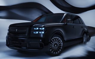 Картинка 2025, 5K, Чёрные машины, AI