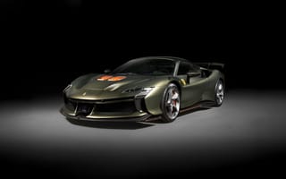 Картинка Ferrari SF90 XX Spider, Темный, PHEV автомобили, AI