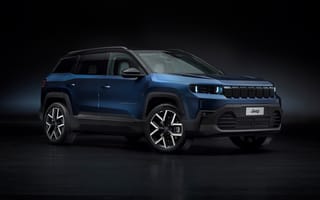 Картинка 2025, 5K, Jeep Compass e, 8K, Темный