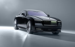 Картинка Rolls-Royce Black Badge Spectre, SPOFEC, 5K, Серый, 2025