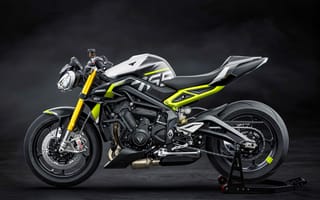 Картинка Триумф Стрит Трипл 765 Мото2 Эдишн, 2026, Темный
