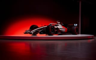 Картинка Audi R26 Concept, 2025, Темно-красный, 8K, F1 машины, Формула-1, 5K