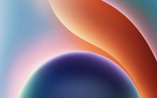 Картинка Яркий абстракт, Кривые, 5K, Современный дизайн, Фиолетовый