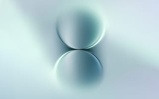 Картинка Капля, Формы, Сияние, Сферы, Минимализм, Отражение, Симметричный, AI