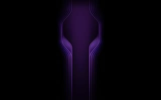 Картинка Фиолетовый абстракт, Темный, Современный дизайн, Сток, 5K