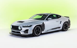 Картинка 2026, 5K, Белый, Ford Mustang RTR