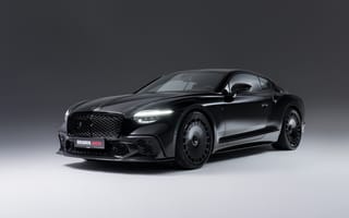 Картинка 2025, Bentley Continental GT Speed, 5K, Чёрные машины