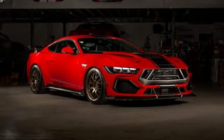 Картинка Шелби Супер Снейк, 8K, Форд Мустанг, Красные машины, 5K