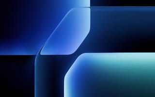 Картинка Синий абстракт, Геометрический, Элегантный, Градиентные формы, Honor Win, Современный, Сток, 5K