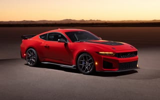 Картинка Форд Мустанг Дарк Хорс СК, 8K, 5K, Красные машины